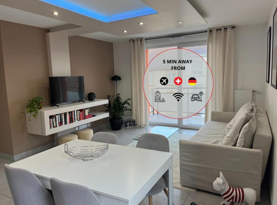 Appartamento A Few Steps From Basel With Balcony And Free Private Parking Saint-Louis  Esterno foto